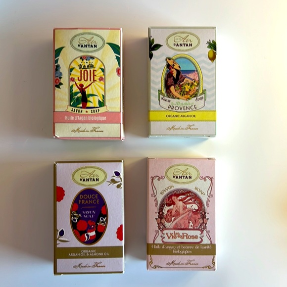 Air D’ Antan Perfume Soap in a Tin Can - Picture 2 of 12